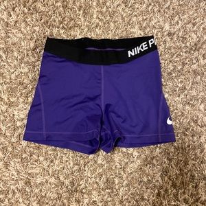 Purple nike pros